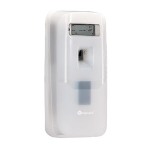 Диспенсер для освежителя воздуха MERIDA HARMONY LCD пластиковый, с экраном, объем 110мл, белый GHB705