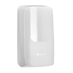Дозатор MERIDA HARMONY КЛИК пластиковый, сенсорный, картриджный, белый DHB403.C
